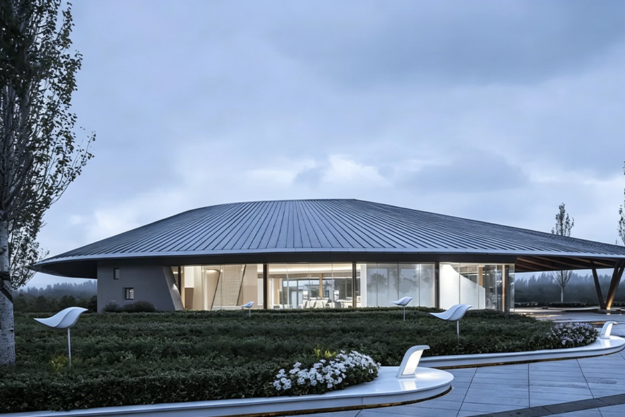 Zexin Exhibition Center tagdækningsprojekt